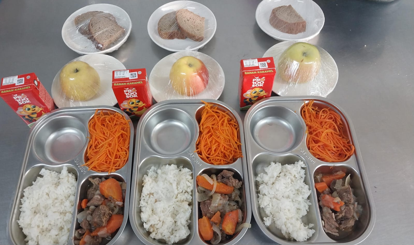 1-4 және СУСН 5-11 сынып оқушыларына арналған ыстық тамақ ас мәзірі