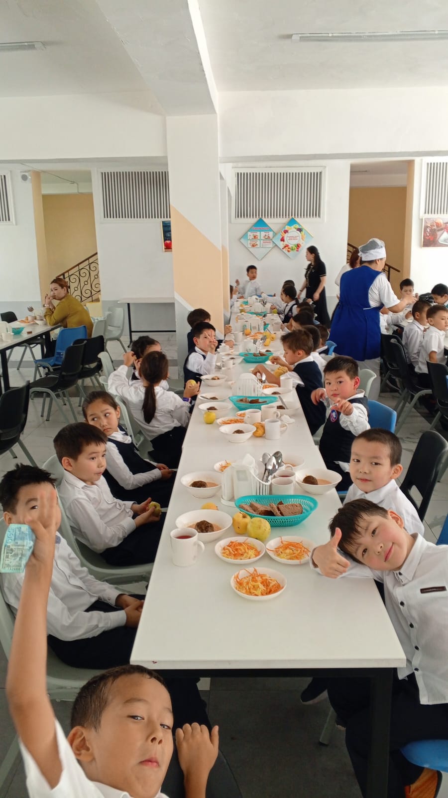 1-4 және СУСН 5-11 сынып оқушыларына арналған ыстық тамақ ас мәзірі